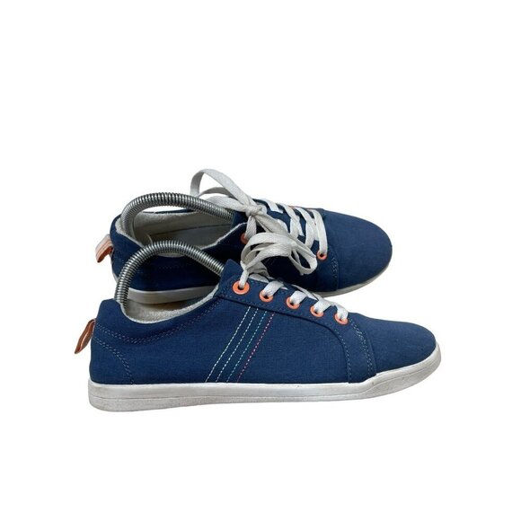 Vionic Shoes STINSON Womens Navy Blue Canvas Comfort Sneakers Flats Size 8 US - Picture 1 of 6